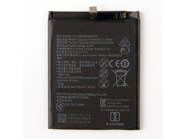 Batería para Watch-2-410mAh-1ICP5/26/huawei-HB386280ECW